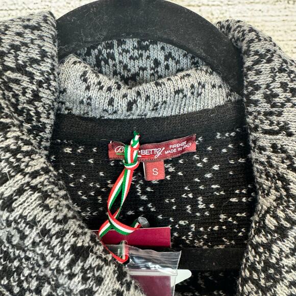 Betty Betty Women's Gray & Black Single Button Sweater Cardigan Size Small - Picture 5 of 7